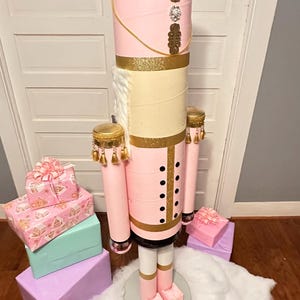 Giant 6ft Handmade Christmas Nutcracker Soldier Decor - Life Size Holiday Figurine - Unique Gift