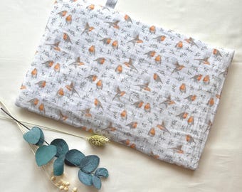 Almohadilla térmica / almohada de espelta con lavanda / 20 cm x 30 cm / muselina / tela a elegir