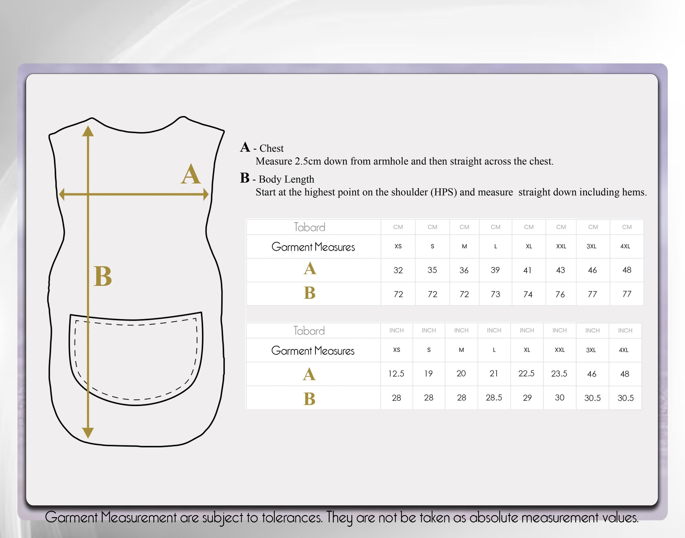 Personalized Embroidered Tabard: Custom Logo Workwear With Pockets ...