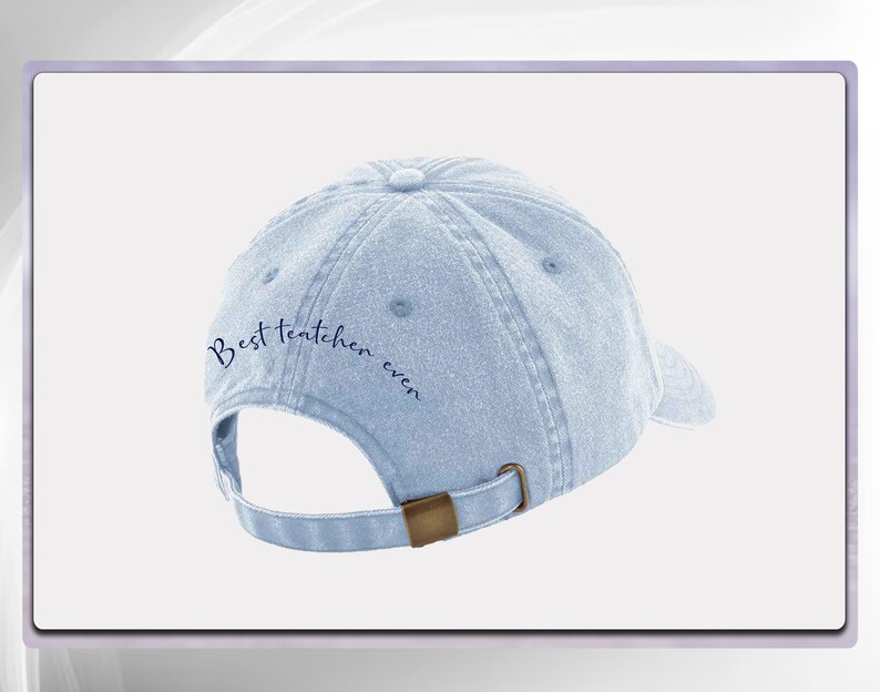 VINTAGE CAP WITH BACK EMBROIDERY