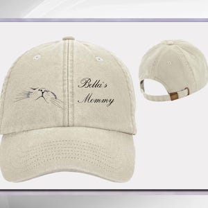 Embroidered vintage cap with your logo or name