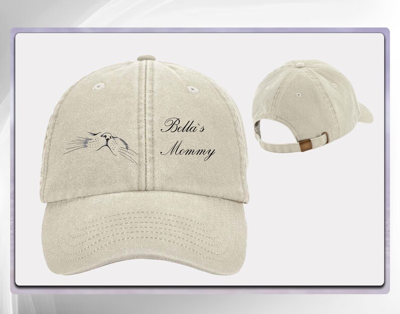 Embroidered vintage cap with your logo or name