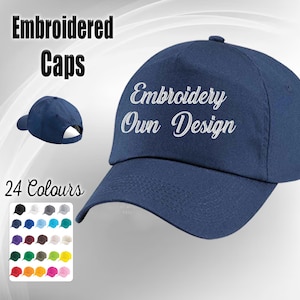 personalised embroidered cap