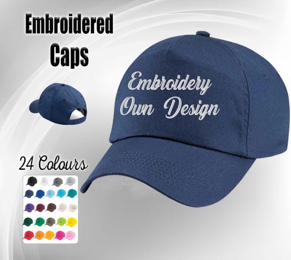 Personalized Embroidered Baseball Cap: Custom Name or Logo