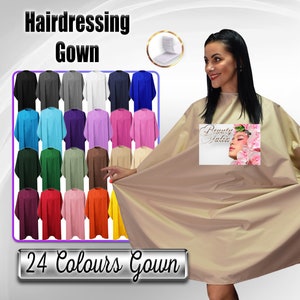 Personalised Hairdressing Gown Photo Printed, Professional custom  cape Photo, Barbershop Cape, Salon Cape for hairdressers, Styling capes