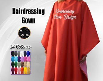 Barber Marmara Friseurumhang – Wasserabweisend, Schwarz Mit Logo, 150x160 Cm