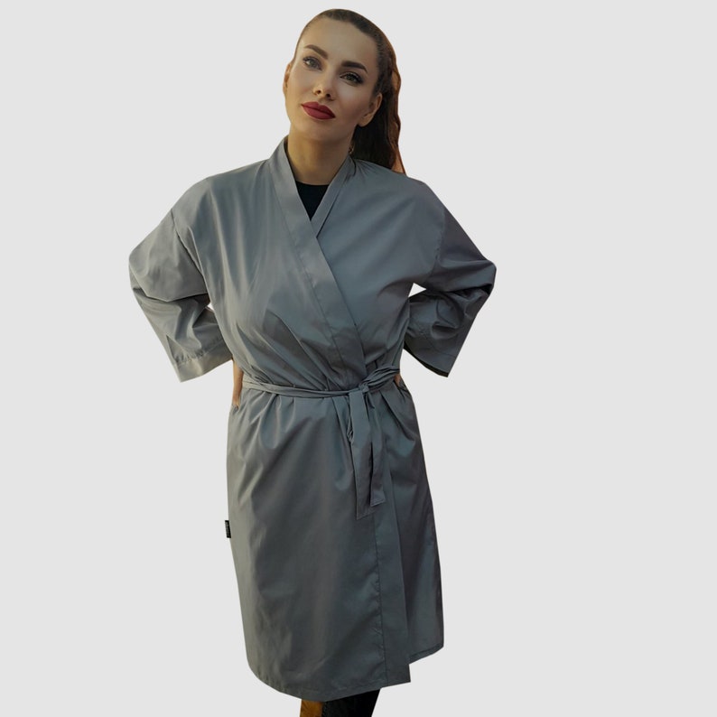 Personalized Hairdressing Kimono Robe: Waterproof, Bleach Resistant ...