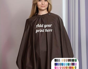 Personalized Hairdressing Gown: Custom Salon Barber Cape