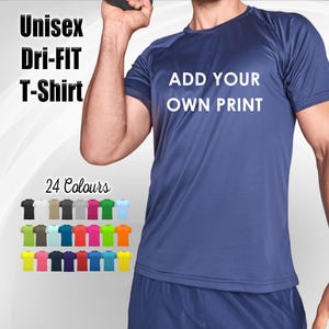 Personalized Dri-FIT T-Shirt: Custom Logo, Unisex Sport Tee