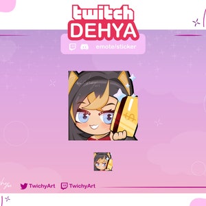 Dehya Credit Emote para Twitch / Discord Sticker / Youtube | Genshin Impact Emote