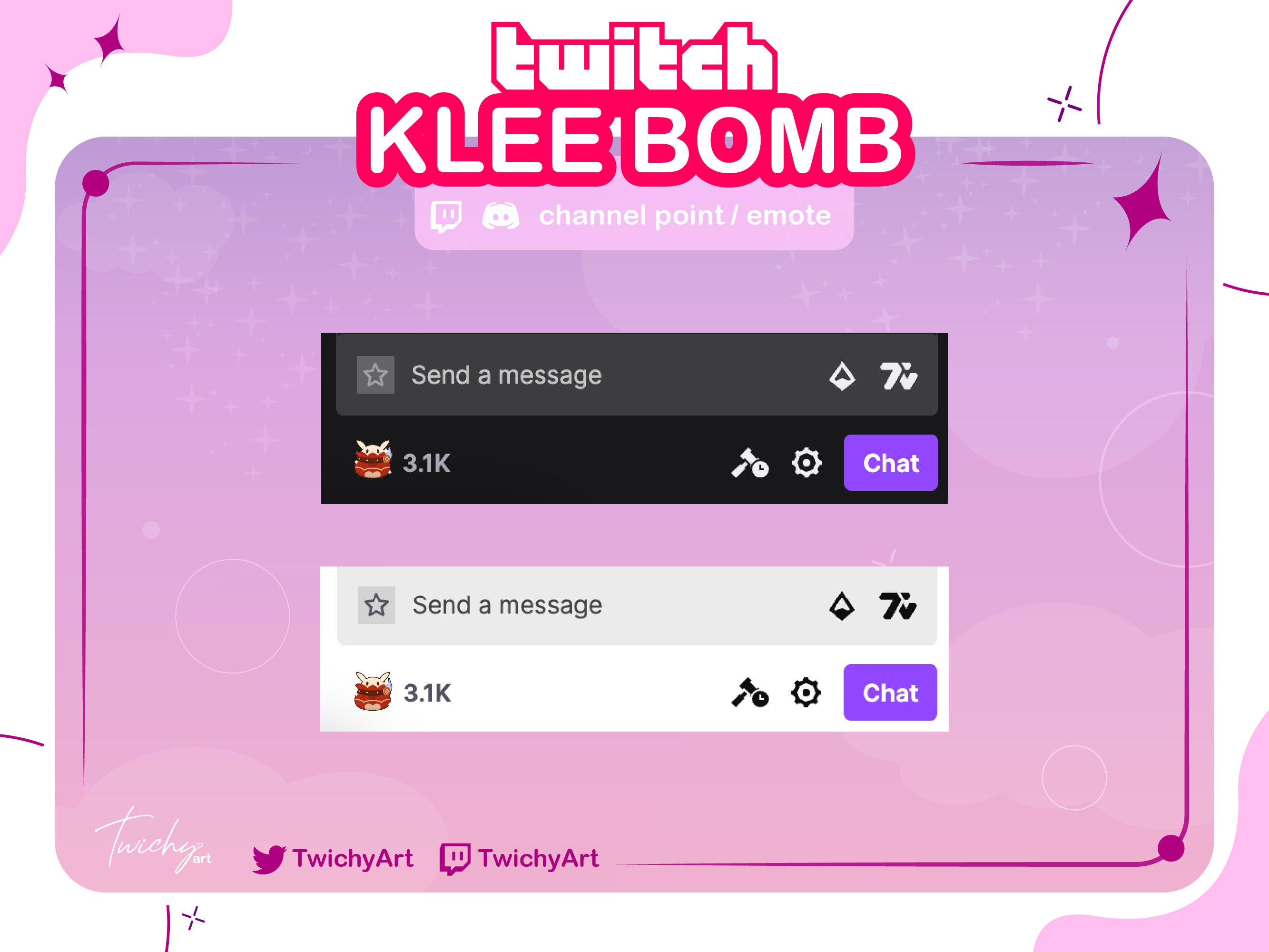 Photo inspiration: Klee Bomb Channel Point For Twitch Photo Inspiration