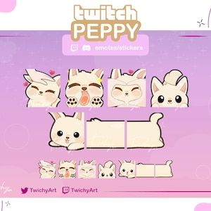 Peppy 5 Emotes Pack! For Twitch / Discord / Youtube | Honkai Star Rail Emotes