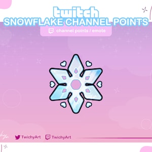 Snowflake Channel Points and Emote for Twitch