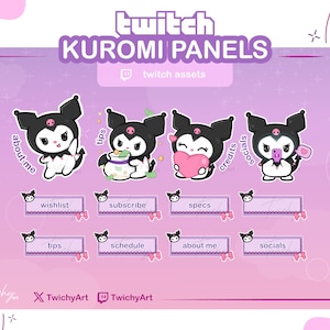 14 uroczych paneli PNG z kotami na Twitch | Zasoby Twitch