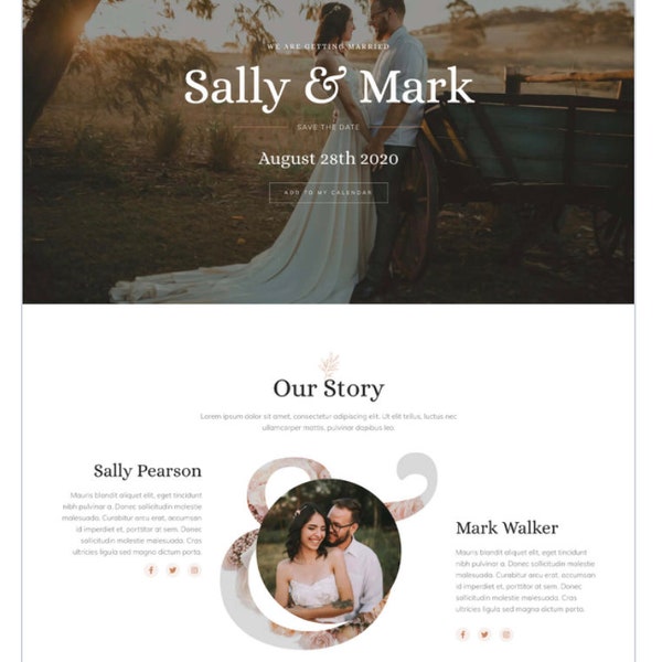 Digital Wedding Invitations Etsy UK