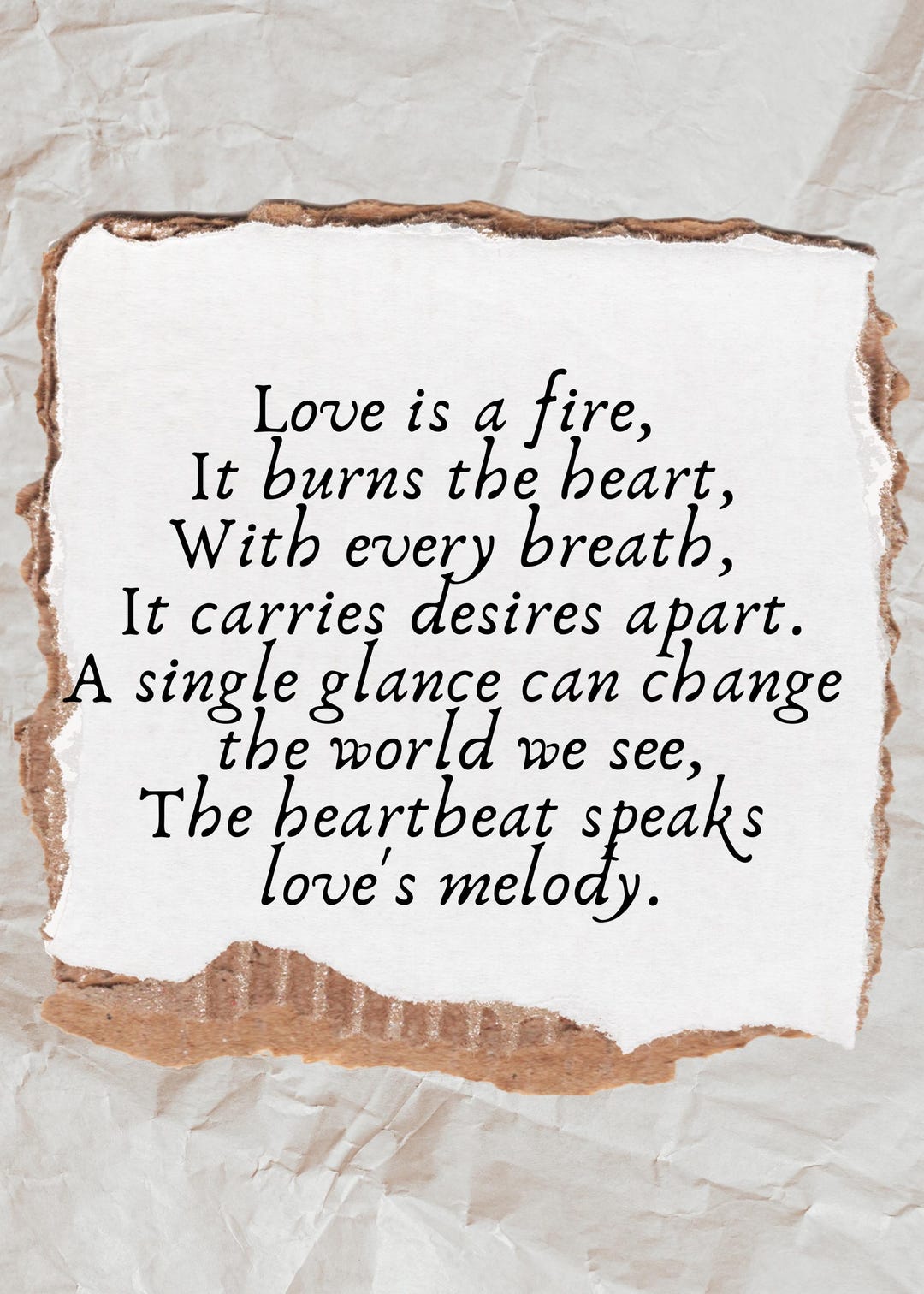 Romantic Valentine's Day Quatrains: Printable Love Poems (PDF) - Etsy