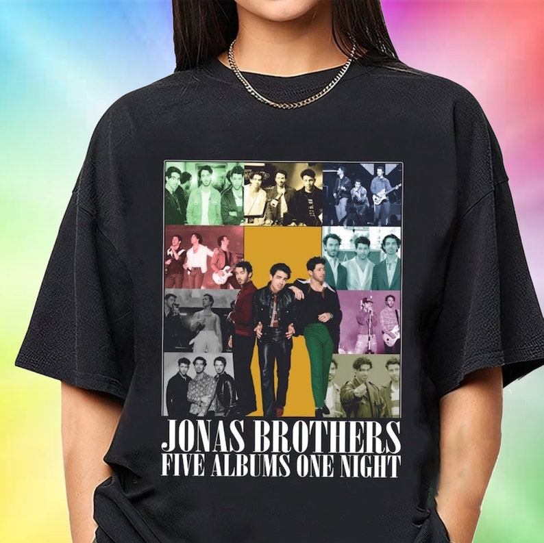 Retro Jonas Brothers the Eras Tour Shirt Jonas Brothers Etsy