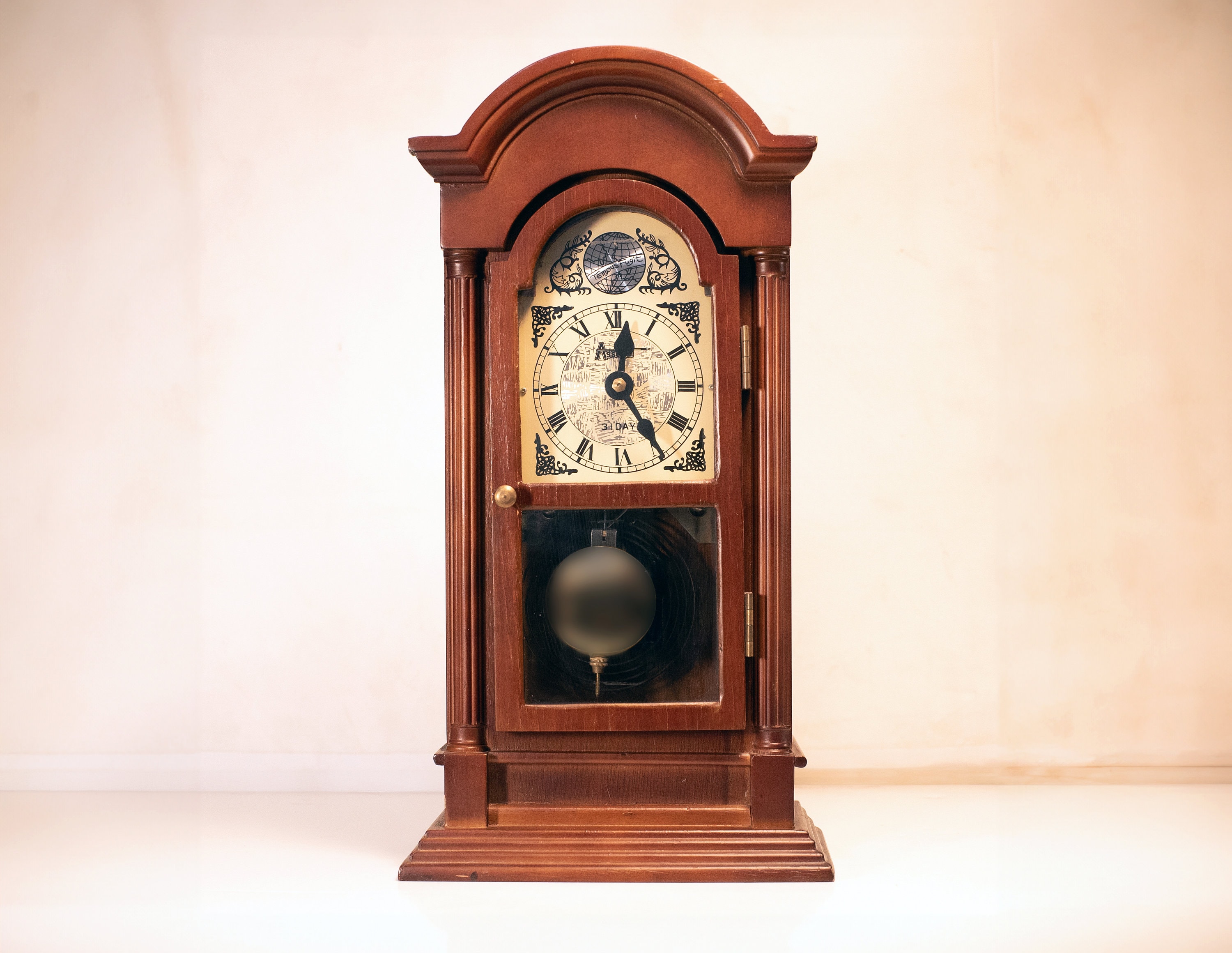Wooden Grandfather Clock 
