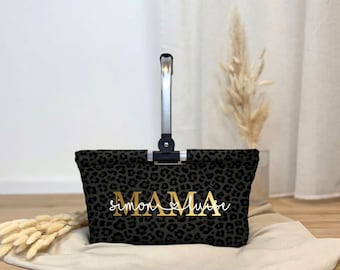 Cesta de la compra personalizada para mamá, cesta de regalo personalizada con nombre, bolsa de la compra para mamá, regalo de cumpleaños o del Día de la Madre.