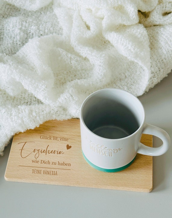 Personalisiertes Frühstücksbrettchen Für Beste Freundin - Graviertes Holzbrett Mit Namen & Spruch