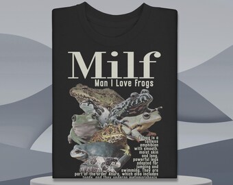 Man I Love Frogs T-Shirt: Vintage Y2K Meme Graphic Tee