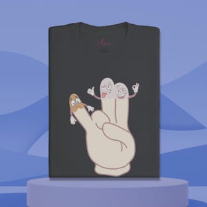 T-shirt drôle de meme : humour inapproprié, pensées rouges épicées
