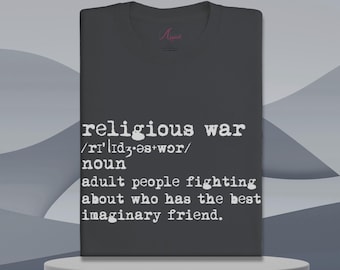 Funny Anti-Religious Sarcastic T-Shirt: Offensive Activist Print