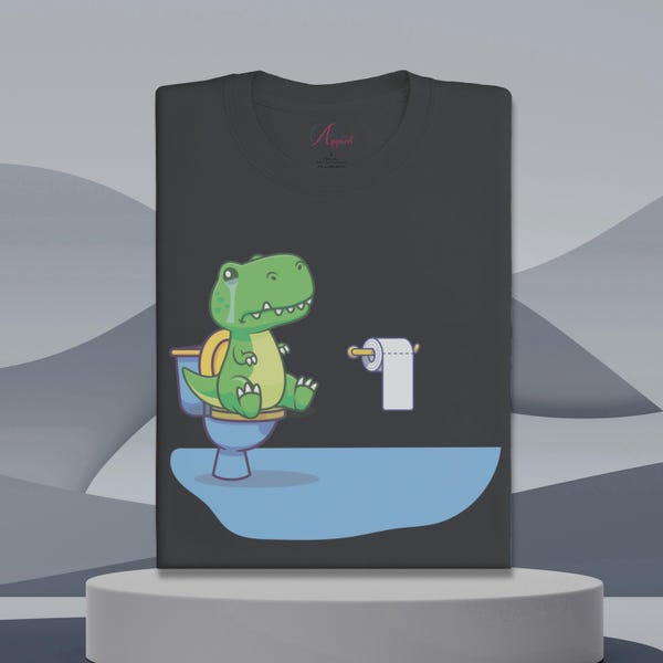 Funny T-Rex Short Arms Toilet Paper Struggle Shirt