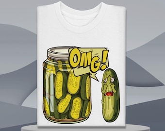 Pickled Cucumber T-Shirt: Funny Pickle Meme Shirt