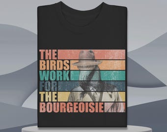 Camiseta "Los pájaros no son reales": Camiseta satírica conspirativa