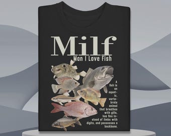 Funny Man I Love Fish T-Shirt, Funny Fishing Shirt