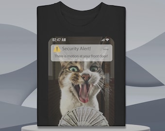 Camiseta meme del gato con anillo desquiciado: regalo divertido e irónico para los amantes de los gatos