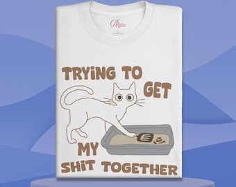 Camiseta divertida de gato, humor para adultos, regalo para amantes de los gatos