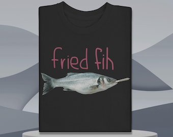 Camiseta con meme de pez fih: divertida camiseta con gráfico mal escrito