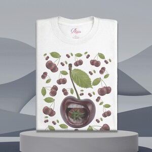Funny Cherry  T-Shirt, I&#39;m Your Cherry On Top Tee, Summer Fruit Graphic Shirt, Cute Cherry Design Top, Red Fruit Shirt, Cherry Lover Gift