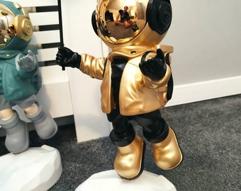 Bearbrick friends -   Nordic art Astronaut Astronaut Pop Art Sculpture