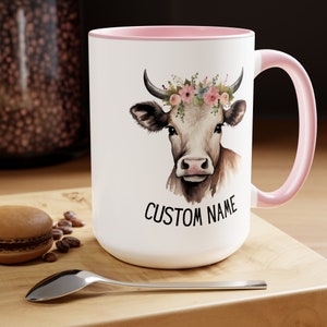 Custom Udder Cow Mug, Cow Coffee Mug, Funny Cow Mug, Custom Cow Udder Mug, Cow Lover, Udder Mugs, Funny Cow Gifts, Gift for Cow Lover
