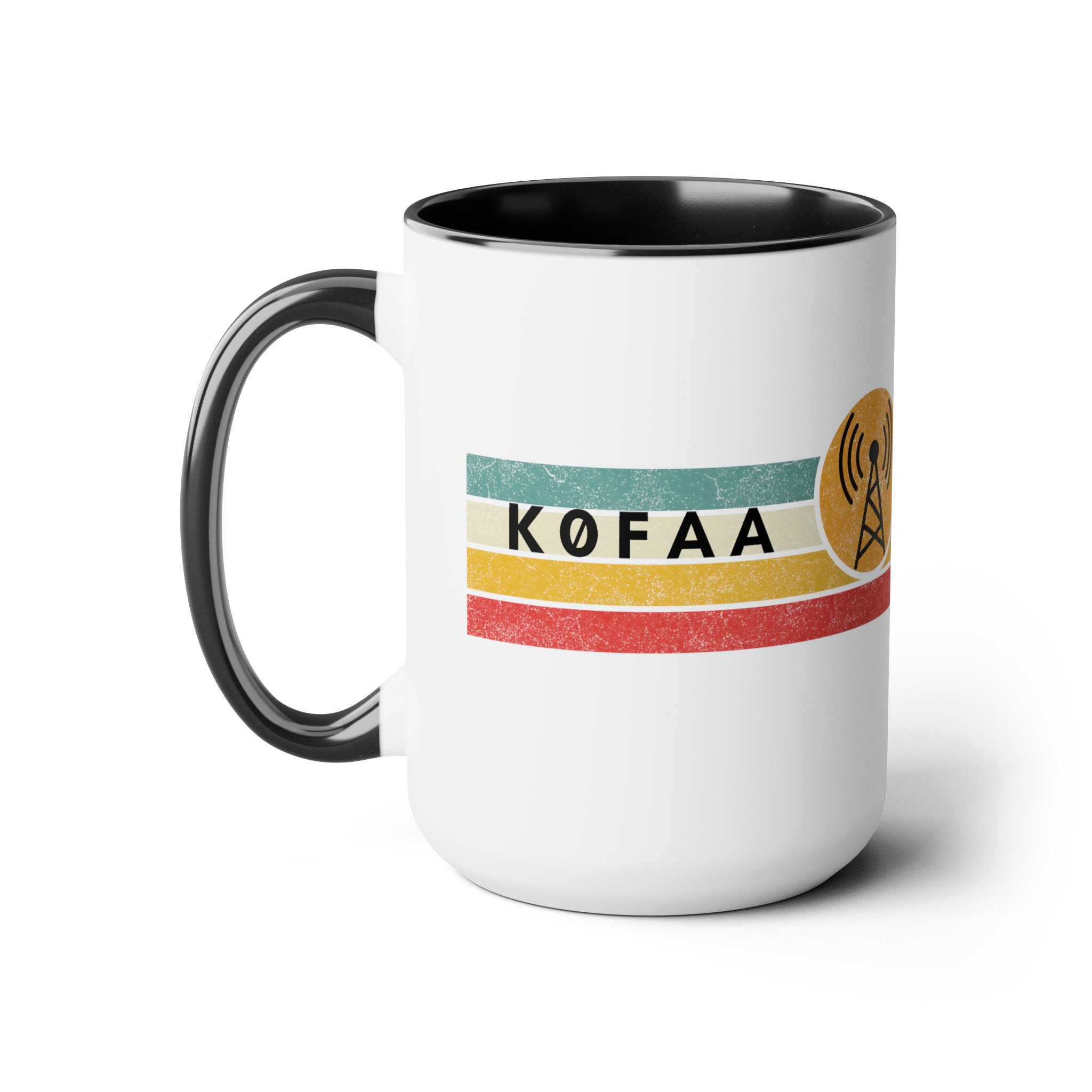 Personalized Ham Radio Call Sign 15 Oz Mug, Ham Radio, Radio Operator ...