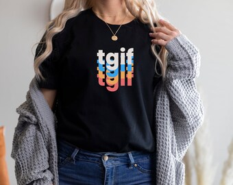Funny Teacher T-Shirt For Women - 'Thank God It's Friday' Inspirational Graphic Tee - View #8