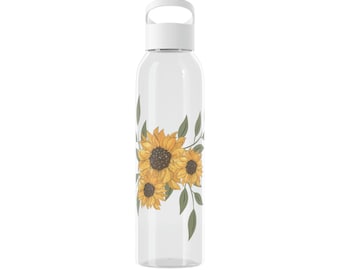 Sunflower Water Bottle, summer hydration