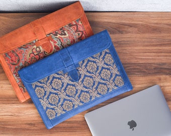 13 Inch Macbook Air laptop sleeve, Genuine genuine leather Macbook Air sleeve, Protective Computer bag, leather laptop sleeve, Macbook cap