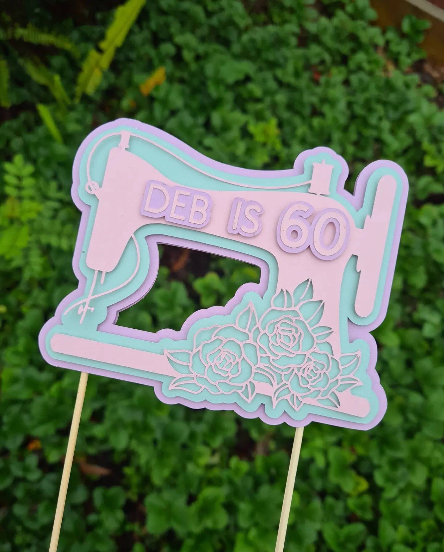 Sewing Machine Cake Topper. Etsy Australia