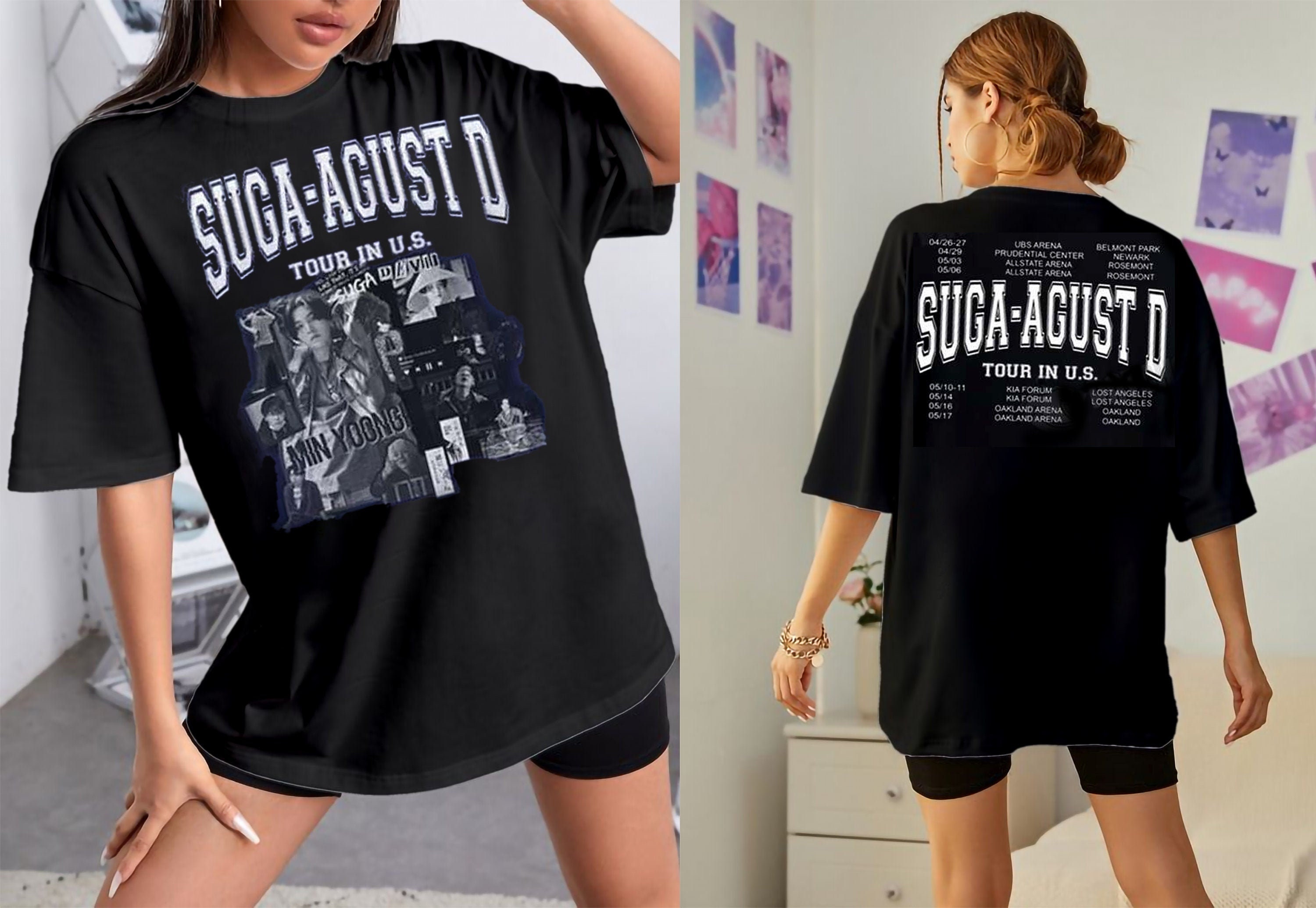 大勧め US限定マーチ SUGA AgustD パーカー BTS LA アメリカ パーカー