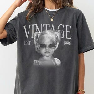 Custom 30th 40th Birthday Shirt, Vintage Photo And Year Tee, Custom Birthday Picture Shirt, Birthday Gift, Vintage Photo 30th Shirt