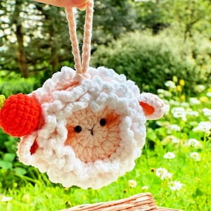 Lamb Airpod Case Crochet Pattern, Little Sheep Case Crochet Pattern, Easy Beginner Friendly Pattern, DIY Home Decor, Instant PDF Download