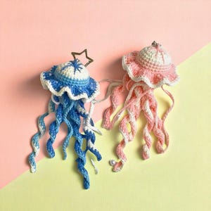 Octopus Jellyfish Crochet Pattern, Plushie Crochet Octopus PDF Pattern, Amigurumi Jellyfish Pattern, Plush Sea Animal Toy, Digital Download