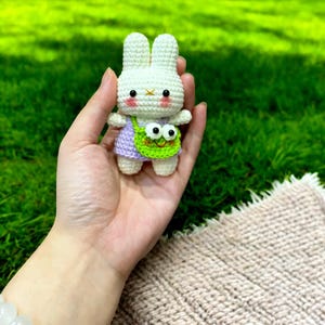 Crochet Pattern Bunny Rabbit, Amigurumi Easter Plush Bunny Tutorial, Crochet Bunny Pattern, Crochet Bunny Snuggler Pattern, Amigurumi Bunny