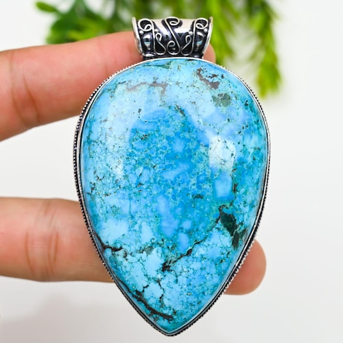 Ciondolo In Pietra Di Luna Arcobaleno Fatto A Mano, Gioielli