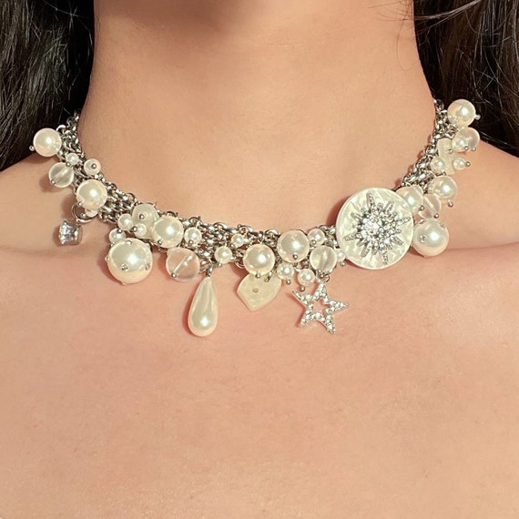 Funky clearance pearl necklace