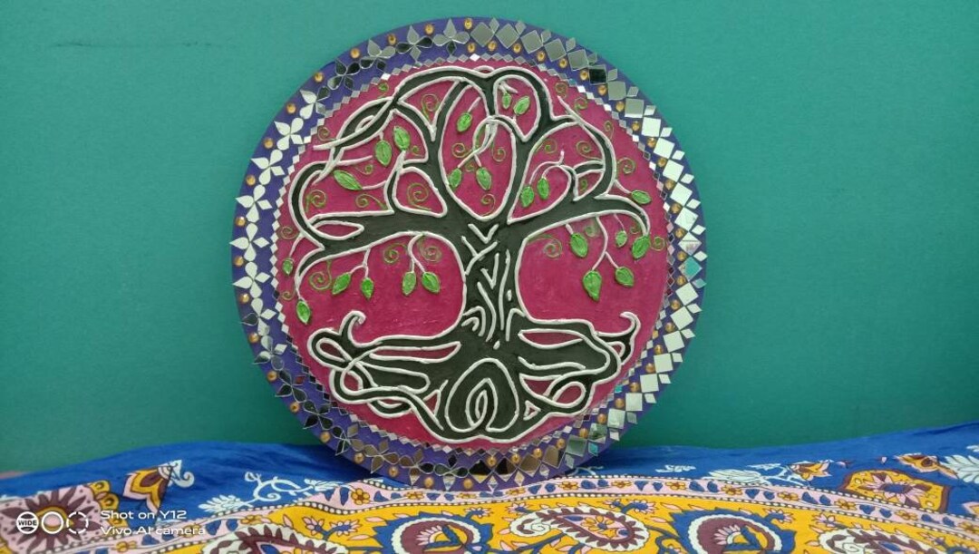 Handmade Lippan Art on MDF Board Indian Traditional Art Etsy